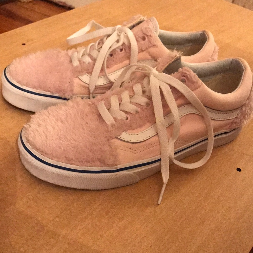 Vans x Olivia Kim Exclusive Furry Sneakers